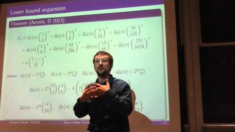 Lower bound expansions for random Bernoulli matrices Part 1