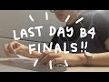 Study with me | 1 day to finals (EXAM EDITION) *LAST DAY*