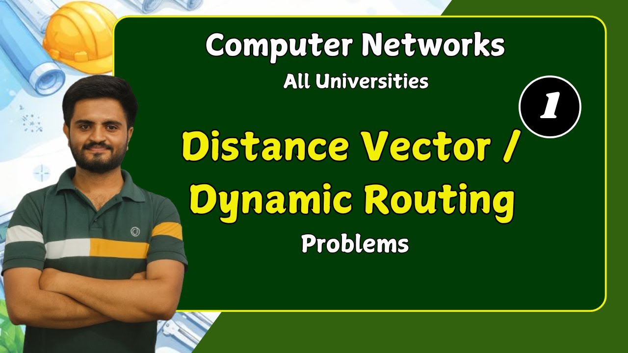 Distance vector algo / dynamic routing |computer networks - YouTube