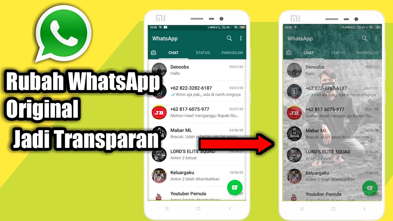 Cara Merubah Background  WhatsApp  Ori  dengan Foto Sendiri 