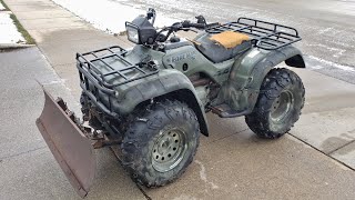 Plowing ATV Left For Dead. Can It be Fixed? (CRAZY TRANSFORMATION)