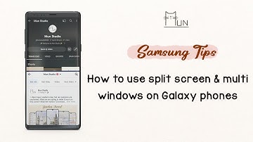 How to use split screen & multi windows on Samsung Phone 📱 | Samsung Tips |  Mun Studio
