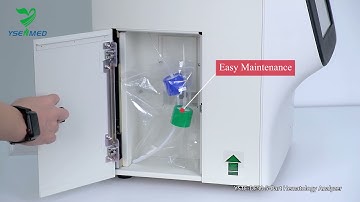 YSTE-DF50 5-Part Hematology Analyzer 5-Diff Hematology Analyser Video