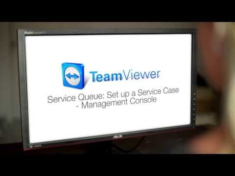 TeamViewer 9 Features: Service Queue - Set up a Service Case - Management Console
