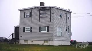 09-24-2022 Glace Bay, Nova Scotia, Canada - Hurricane Fiona Damage
