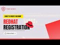 How to Create Account and Activate Subscription in redhat  #redhat 