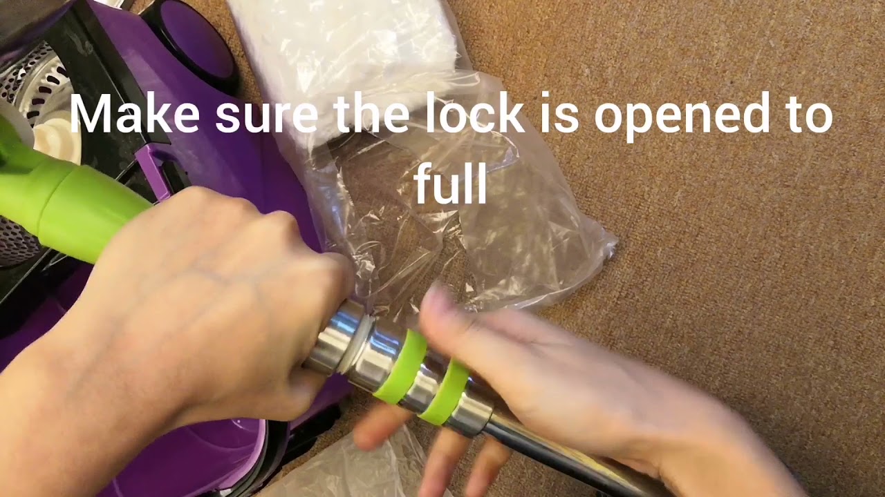 Heavy Duty type spin Mop installation user guide 不锈钢旋转拖把安装与使用