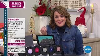 Amazon Fire HD 8" 16GB Tablet 2pack with Custom Cases   ...