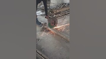 how to quickly cut four types of metal using a hand grinder | welding tricks #youtubeshorts