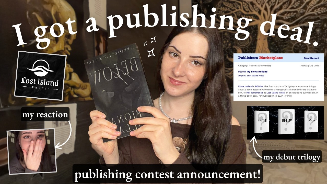 I WON A PUBLISHING CONTEST! 💫 // the journey of getting my 3 book ...