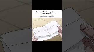 Nah! exam was not that bad 😞✌️ #anime #memes  #fypviralシ #relatable