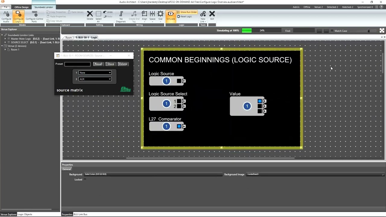 Soundweb London Logic Overview | Audio Architect