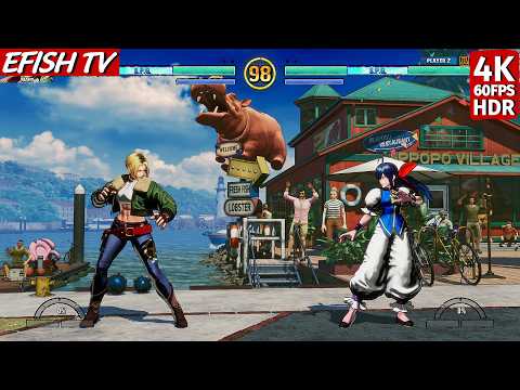 Blue Mary vs Hotaru Futaba (Hardest AI) - Fatal Fury: CotW
