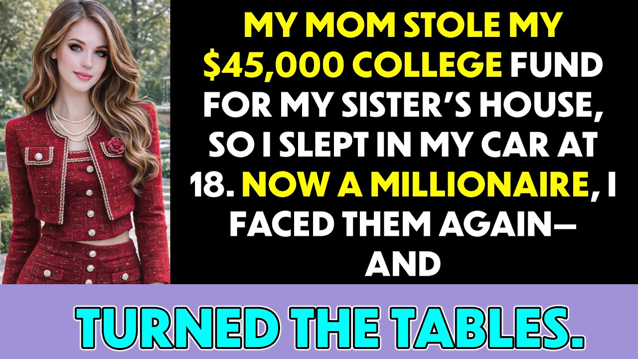 My Mom Stole My $45,000 College Fund For My Sister’s House, So I Slept In My...