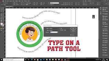 #How to Curve Text in InDesign - Type on a Path Tool Tutorial