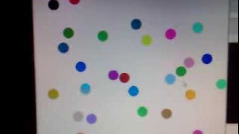 Movement balls - openframeworks