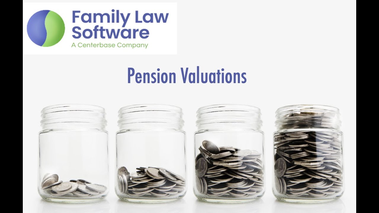 Pension Valuations in Family Law Software