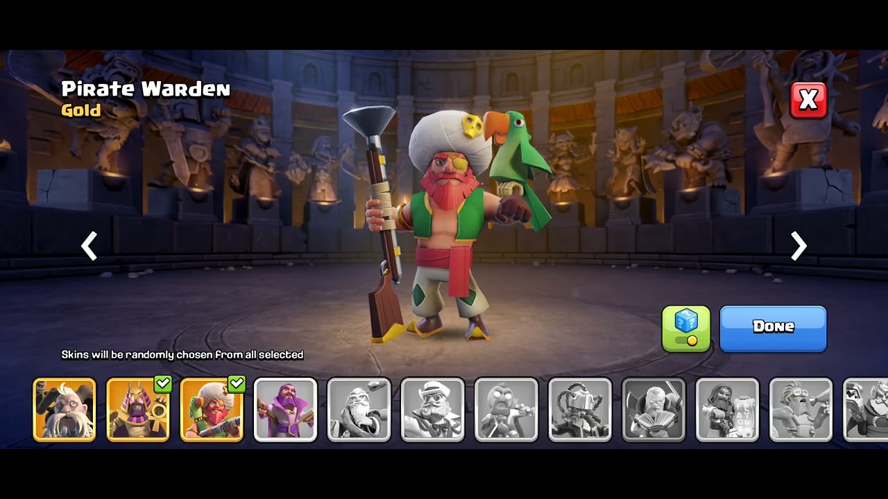 Town Hall Level 17, half Max with 8100+ Gems and All Legendary Decorations