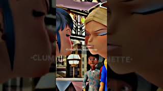 MARINETTE & CHLOE ? KISS marinette viralchloémiraculous kissviralshortseditshorts