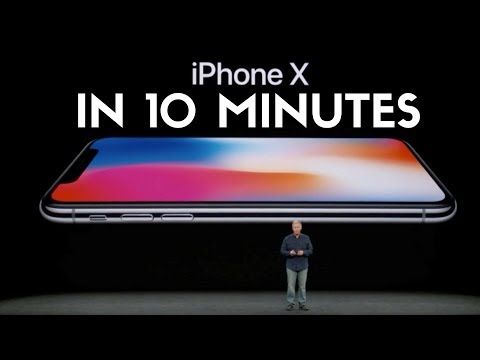 Apple iPhone X Event in 10 Minutes 