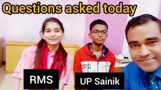 Rms School Interview questions asked | Military School Interview questions | Up Sainik Interview
