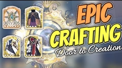EPIC CRAFTING OF FATED EQUIPMENTS IN DOOR TO CREATION | EXOS HEROES
