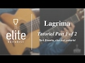 Learn to play Lagrima by Tarrega - EliteGuitarist.com Classical Guitar Tutorial Part 1/2