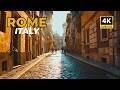 Rome Italy Real Streets At A Slow Pace January 4K HDR Walking Tour