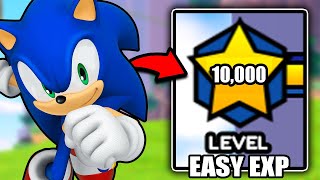 This boost levels you up fast in Roblox Sonic Speed Sim #roblox