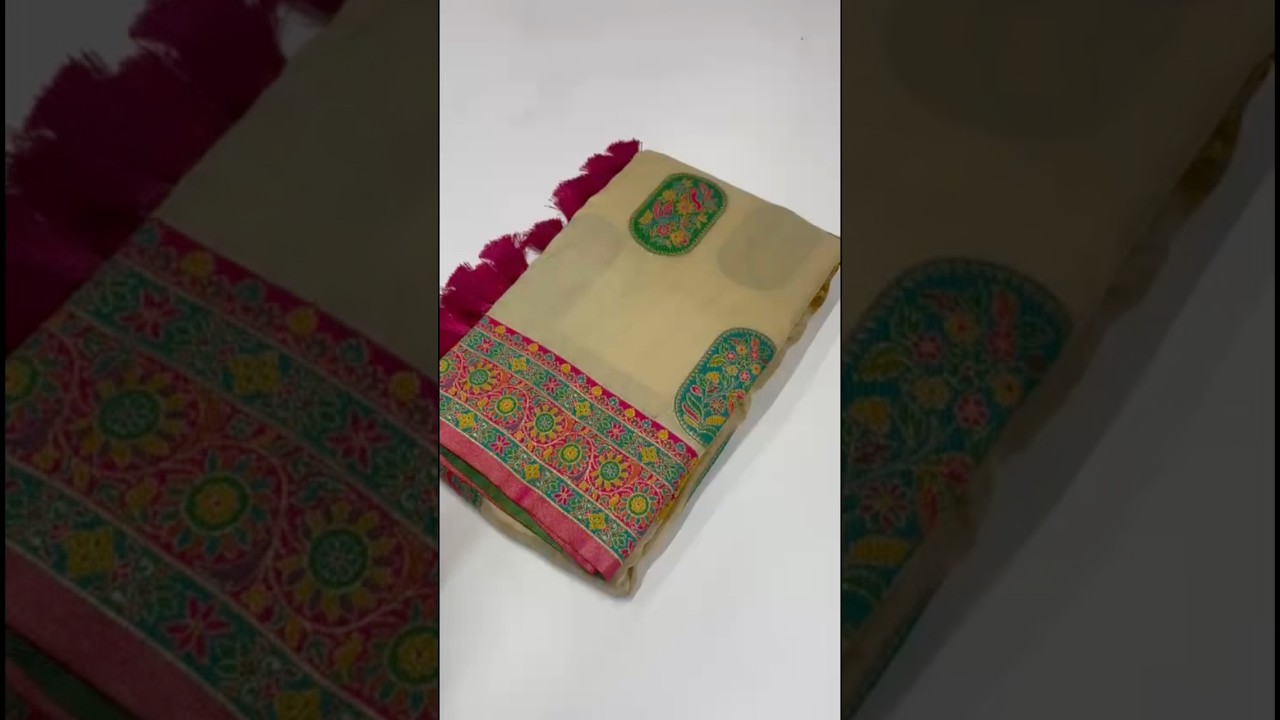 Latest Pashmina Darbari Saree
