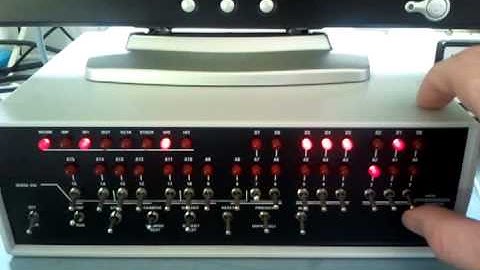 Toggling in a program to the Briel Altair 8800micro