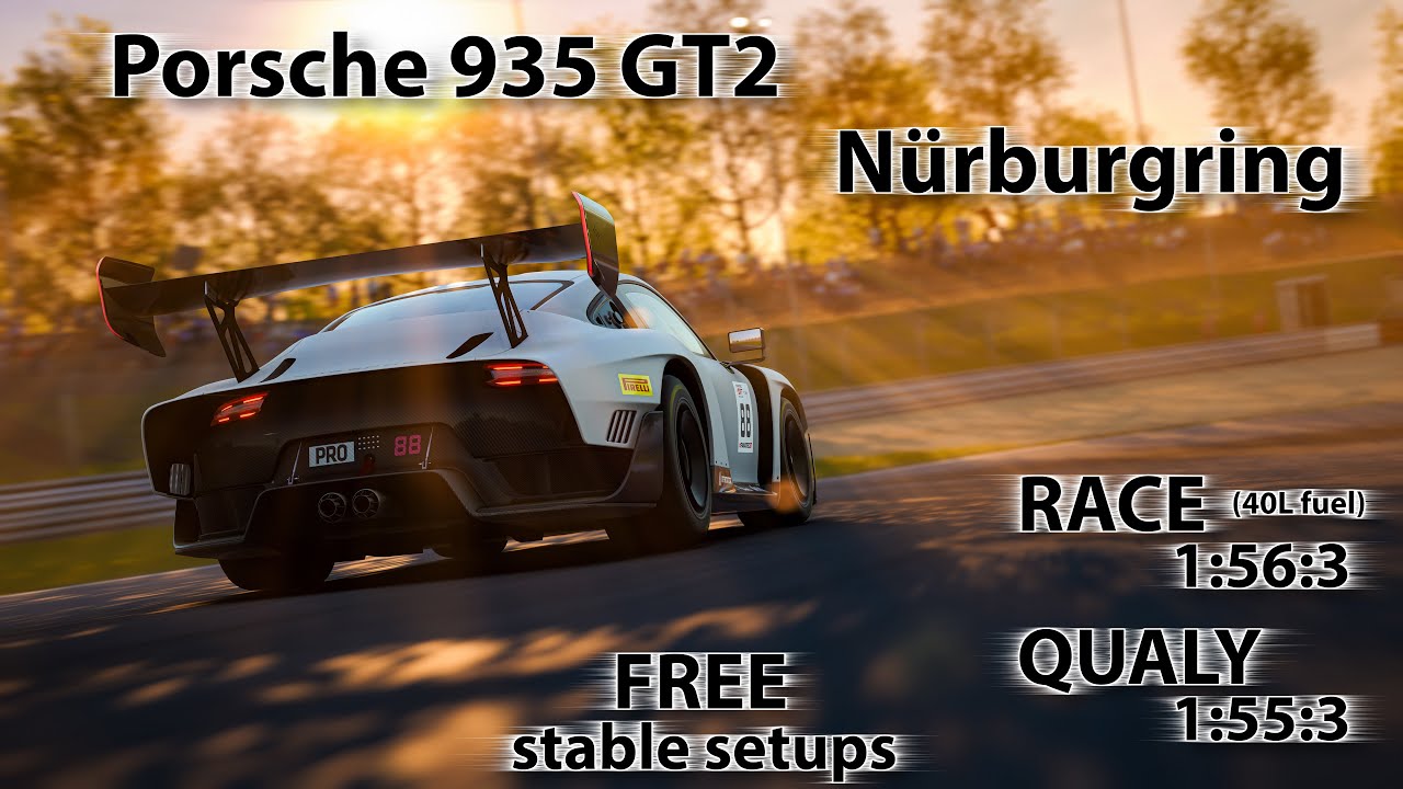 ACC 1.10 - Porsche 935 GT2- Nurburgring - LFM single make - FREE
