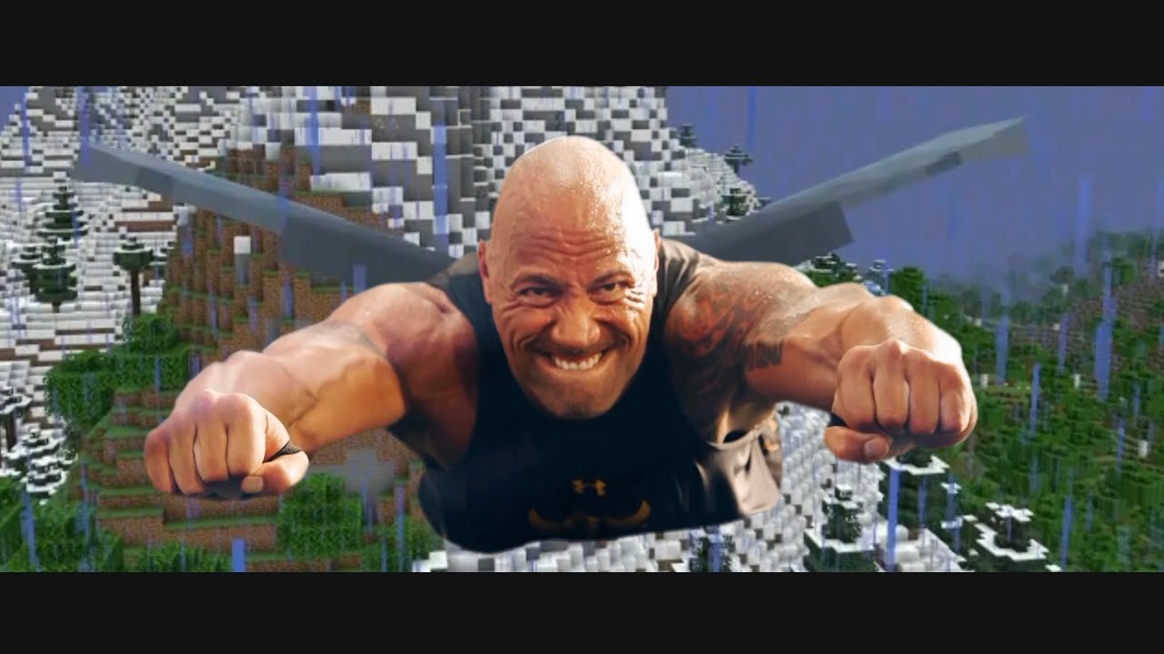 the rock in minecraft 