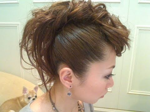 Faux Mohawk Curly Version なんちゃってソフモヒふんわり編 Reupload Youtube