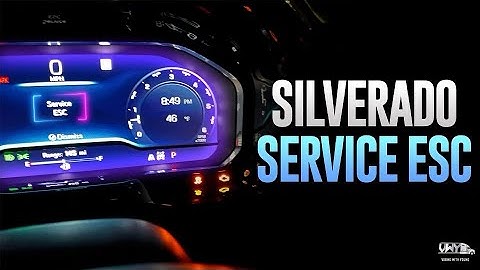 BRAND NEW SILVERADO 1500 SERVICE ESC (CHECK ENGINE LIGHT ON) 😡