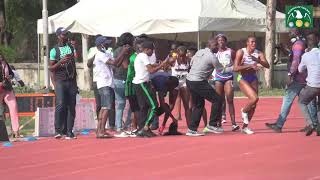 BLESSING OKAGBARE WINS WOMEN 100M FINAL AT THE 2021 OLYMPIC TRIALS AND INVITATIONAL RELAY