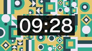 ⏱️ 10 Minute Classroom Animated Timer | Graphic Visual Countdown Timer