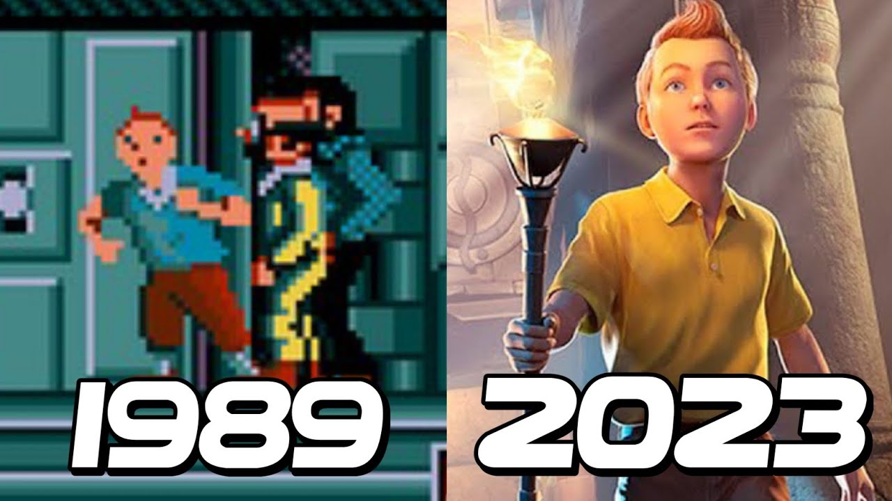 Evolution of Tintin Games (1989-2023) - YouTube