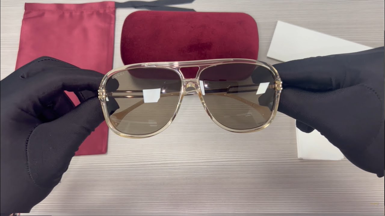 Gucci Sunglasses GG1105s (004) - YouTube