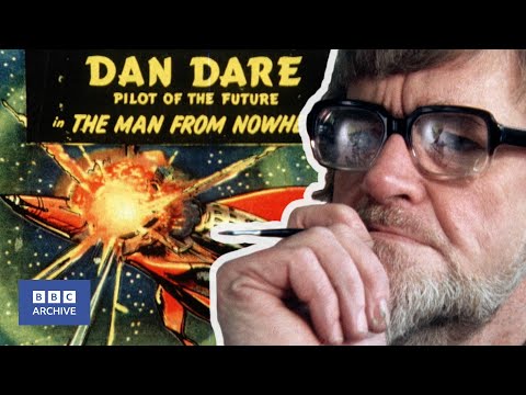 1975: FRANK HAMPSON - creator of DAN DARE | Nationwide | Science Fiction | BBC Archive