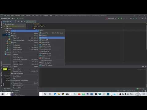 Veil 9 - How To Create a Component in Vue Js and Register It Locally Using The WebStorm IDE