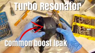 Common Turbo Resonator Boost Leak from 2006 Mercedes Sprinter T1N Common Turbo Resonator Boost Leak from 2006 Mercedes Sprinter T1N