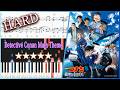 Detective Conan Main Theme/Fallen Angel of the Highway ver. - Hard Piano Tutorial + Sheets