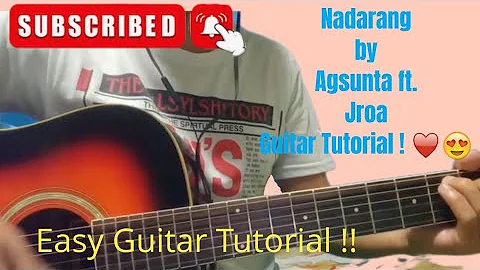 Nadarang Agsunta ft. Jroa Guitar tutorial
