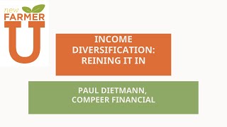 New Farmer U - Income Diversification: Reining it In by marbleseedorg 11 views 1 year ago 1 hour, 16 minutes