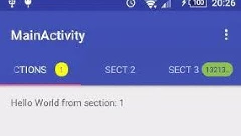 71. Create a Tab Layout with text only Fixed Mode   Part 3