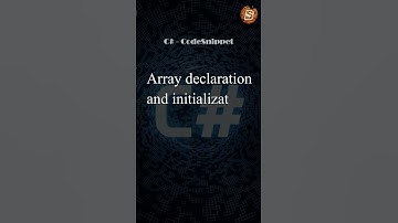 C# Array Declaration