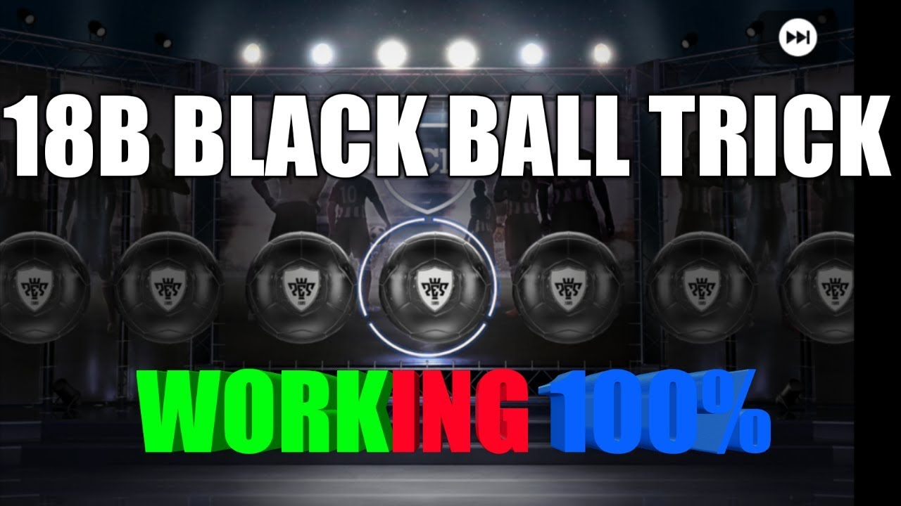 How to get a black ball in special agent pes 2018 android