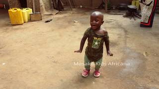 Video thumbnail of "Meet ''Baby Prince'' - Dancing I Love You Africa || Masaka Kids Africana"