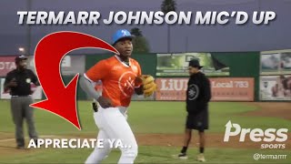 Termarr Johnson Mic'd Up 🗣 #4 MLB draft pick in 2022 & top prospect in Pirates Org 🔥 #baseball #mlb